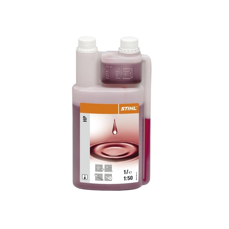 Olio miscela con dosatore motore 2 tempi ORIGINALE STIHL 1 L per 50 L di benzina