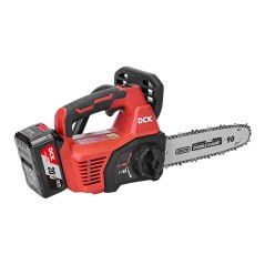 Tronçonneuse à batterie DCK KDCS20101 20 V, guide-chaîne de 25 cm, avec 2 batteries et chargeur