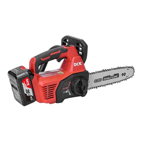 Motosega a batteria DCK KDCS20101 20V barra 25cm con 2 batterie e caricabatteria