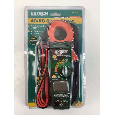 Pinza amperimétrica EXTECH INSTRUMENTS para medir la intensidad de la corriente eléctrica | Newgardenstore.eu