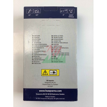 Chaîne pour tronçonneuse HUSQVARNA X-CUT C85, guide de 70 cm, pas de 3/8", 92 maillons