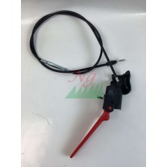 PM KW Motorbremsseilsatz mit rotem Hebel für ORIGINAL GRIN PRT-1352 Rasenmäher
