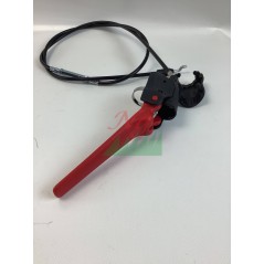 PM KW Motorbremsseilsatz mit rotem Hebel für ORIGINAL GRIN PRT-1352 Rasenmäher | Newgardenstore.eu