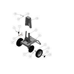Axe de roue ORIGINAL GRIN BCH-0006 | Newgardenstore.eu