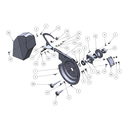 SCREW TBQS 8x16 ORIGINAL GRIN BCH-0051