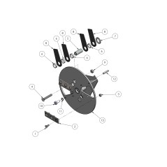 ORIGINAL GRIN BCH-0056 M8X20 COUNTERSUNK SCREW | Newgardenstore.eu