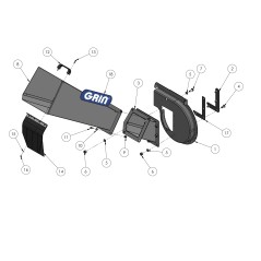 ORIGINAL GRIN BCH-0070 10x25 COUNTERSUNK SCREW | Newgardenstore.eu