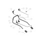 Leva spegnimento elettrico rossa + Cavo SPM Kawasaki ORIGINALE GRIN PRT-1302 (pic. n.3)