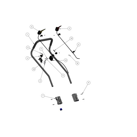 Set cavo comando aria PM KW ORIGINALE GRIN PRT-1351 (pic. n.12)