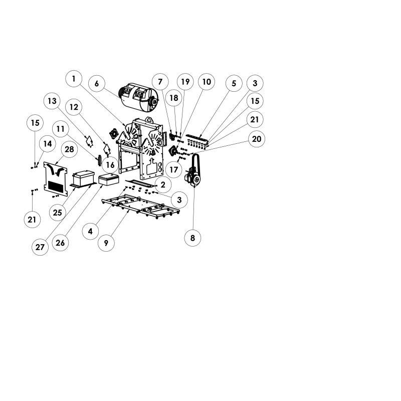 VOLANT D'INERTIE BIOCH150 SOUDÉ ORIGINAL GRIN BCH-0377