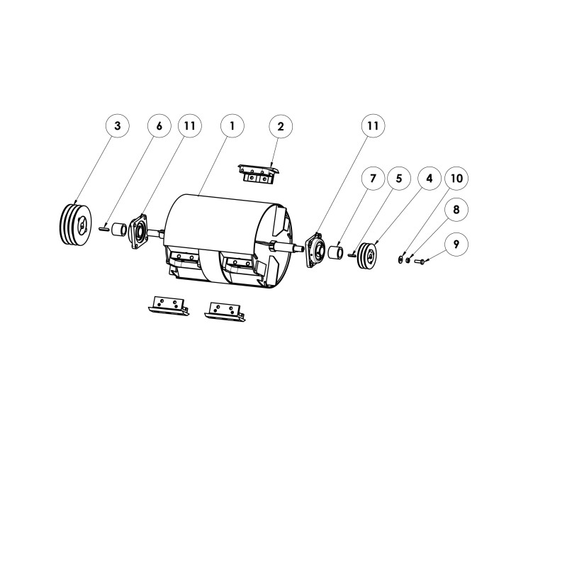 Volant moteur BIOCH-150 ORIGINAL GRIN BCH-0402