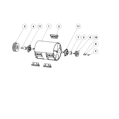 ORIGINAL BIOCH-150 Flywheel GRIN BCH-0402 | Newgardenstore.eu