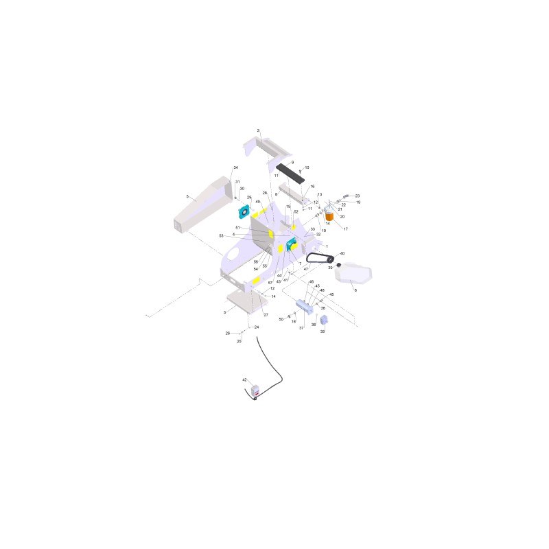 UNIDAD DE CONTROL ANTIESTRÉS  CON CABLEADO Y SENSOR ORIGINAL GRIN BCH-0227