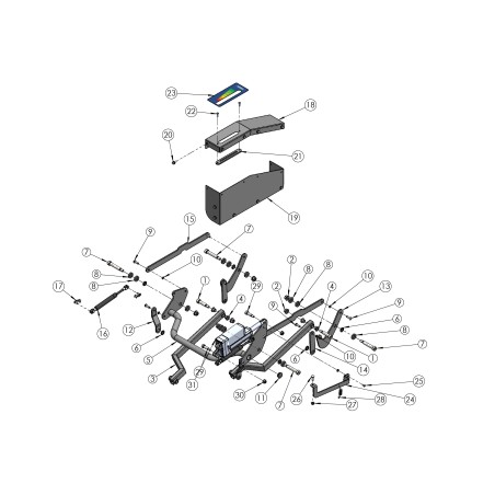 Aktuatorgruppe + ORIGINAL GRIN ASM-0190 Faston | Newgardenstore.eu