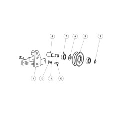 Registre de tension de courroie BIOCH-100 DU ORIGINAL GRIN BCH-0586 | Newgardenstore.eu