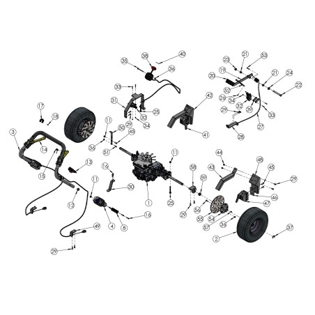 XM Gear Control (AE300S-B-3-4T-T-PR Cable 1015-52-10-20PA2) ORIGINAL GRIN PRT-1415 | Newgardenstore.eu