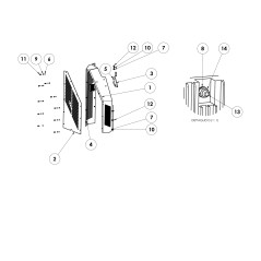 Riemenabdeckplatte DX BIOCH-150 ORIGINAL GRIN BCH-0445