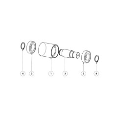 Interner Sicherungsring ø52 UNI 7437 ORIGINAL GRIN BCH-0589