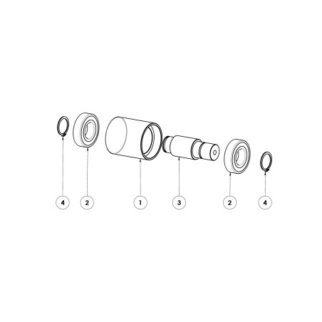 Anneau élastique de sécurité interne ø52 UNI 7437 ORIGINAL GRIN BCH-0589 | Newgardenstore.eu