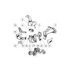 Amortisseur de vibrations ST4 20x20 M6x18 ORIGINAL GRIN BCH-0459 | Newgardenstore.eu