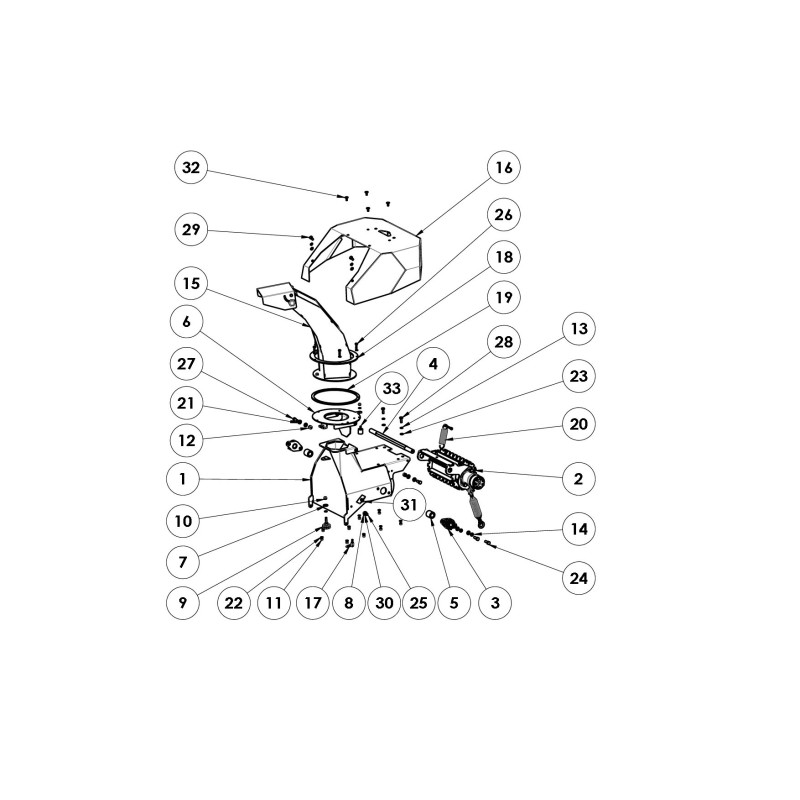 ORIGINAL GRIN BCH-0471 Soporte antivibratorio M8