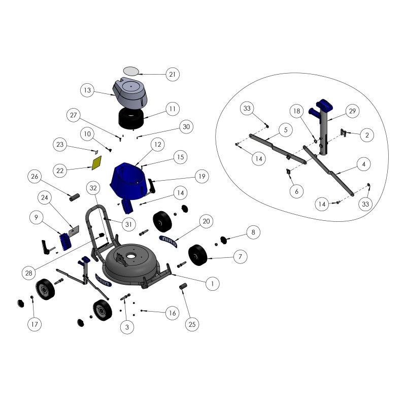 Autocollant de codage machine ORIGINAL GRIN PRT-0185