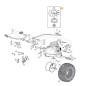 Kit ventola puleggia trattorino tagliaerba 1530H ORIGINALE STIGA 1139-2201-01