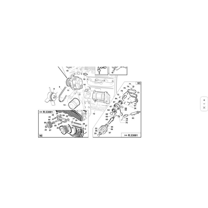 Motor de arranque para K.1105/1505 ORIGINAL KUBOTA GIANNI FERRARI 00.55.01.0560