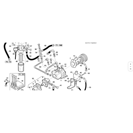 Supporto pompa T1-2-4 Complessivo ORIGINALE KUBOTA GIANNI FERRARI 01.90.00.1000 | Newgardenstore.eu