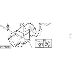 TURB. STÜTZBLATT D-300 KOMPLETT ORIGINAL KUBOTA GIANNI FERRARI PV95049391000