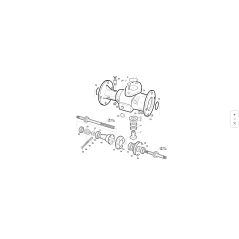 Arbre de roue long avec engrenage Z.13 2ème série ORIGINAL KUBOTA GIANNI FERRARI 01.40.00.1681 | Newgardenstore.eu