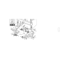 Perno snodo SN c/supporto mot.idr.T1-4WD ORIGINALE KUBOTA GIANNI FERRARI 01.50.01.1650