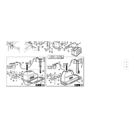 Réservoir de carburant LT.40 T2-4.Complex ORIGINAL KUBOTA GIANNI FERRARI 00.75.00.0160