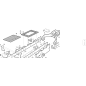 Rear axle support for T4 chassis ORIGINAL KUBOTA GIANNI FERRARI 01.50.00.6000