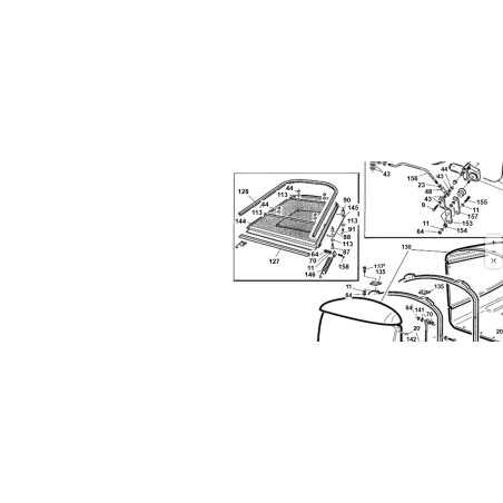 Abnehmbares Gitter cont.ND 800 LT ORIGINAL KUBOTA GIANNI FERRARI 01.50.01.0200