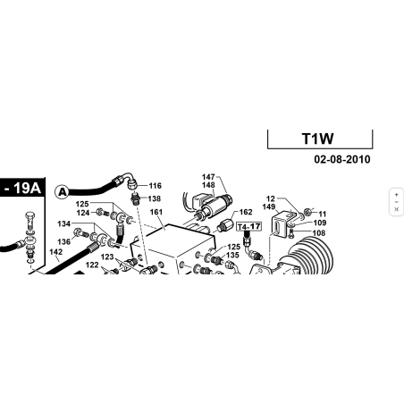Solénoïde + bobine d'origine KUBOTA GIANNI FERRARI 00.41.00.3021