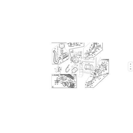 Air filter -casing- for K.1105-1505 ORIGINAL KUBOTA GIANNI FERRARI 00.55.01.0410