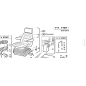 SN armrest for T4 seat ORIGINAL KUBOTA GIANNI FERRARI 00.73.00.0034
