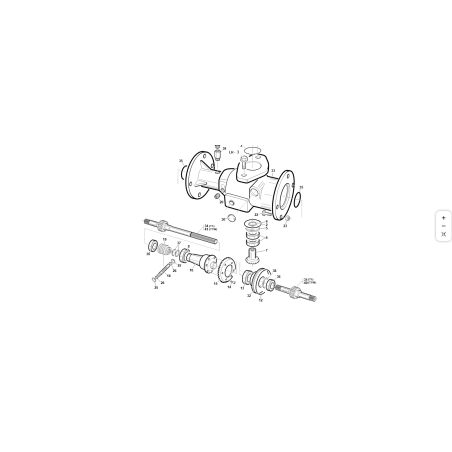 Arbre de roue long avec engrenage Z.15 x T1W ORIGINAL KUBOTA GIANNI FERRARI 01.40.00.1682