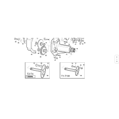 Eje bridado 5 agujeros para reductor delantero 4ª serie ORIGINAL KUBOTA GIANNI FERRARI 01.40.00.4390 | Newgardenstore.eu