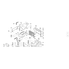 Bastidor soporte capó trasero ORIGINAL KUBOTA GIANNI FERRARI 01.50.00.0641