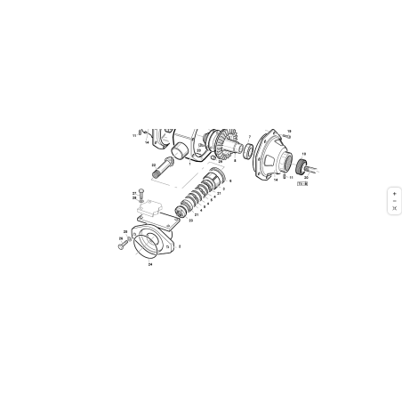 Rear support rear box T4 ORIGINAL KUBOTA GIANNI FERRARI 01.50.00.4580