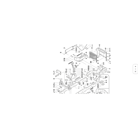 ORIGINAL KUBOTA GIANNI FERRARI 01.50.00.4834 battery support