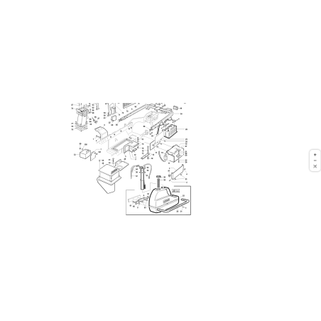 Turbo 2-4 MY 2015 ORIGINAL KUBOTA GIANNI FERRARI 01.50.00.5285 battery support