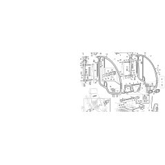 ORIGINAL KUBOTA GIANNI FERRARI 01.50.00.8390 Schutzrahmen Stütze aufrecht