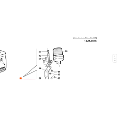 ORIGINAL KUBOTA GIANNI FERRARI 00.40.00.0495 LED Rundumleuchte | Newgardenstore.eu