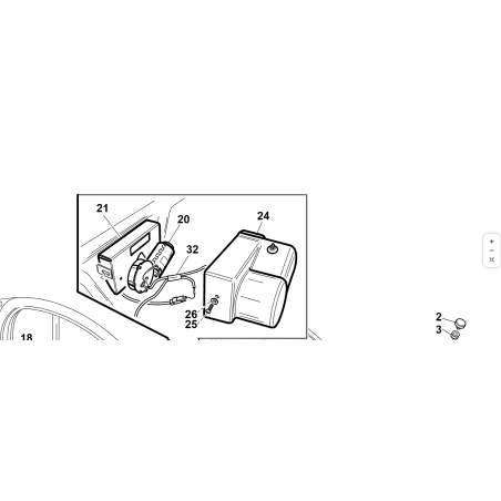 Motore I42/12V 44Nm x tergi ORIGINALE KUBOTA GIANNI FERRARI 00.54.00.2050