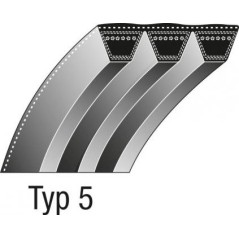 Cinghia trasmissione 28,5 x 1444 compatibile trattorino BOBCAT M36 - M48