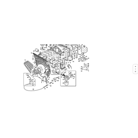 Convogliatore x radiatore T1-2-4/LDW ORIGINALE KUBOTA GIANNI FERRARI 00.54.10.0043