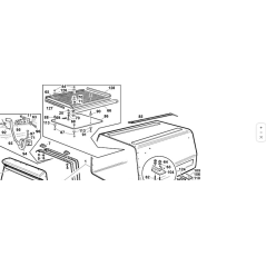 Protezione in ABS x rete cont.1000 LT ORIGINALE KUBOTA GIANNI FERRARI 01.30.00.0320